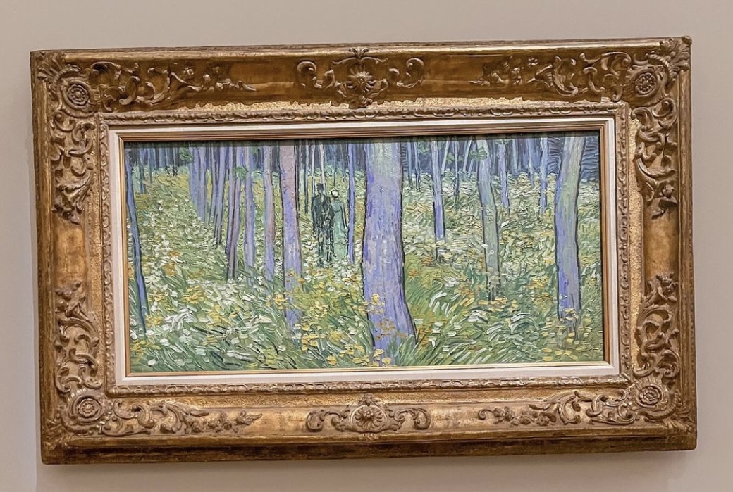 オルセー美術館−ゴッホ展−2人の人物のいる下生え