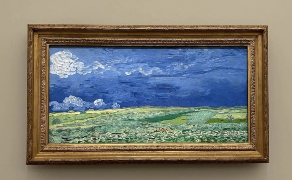 オルセー美術館−ゴッホ展−荒れ模様の空の麦畑