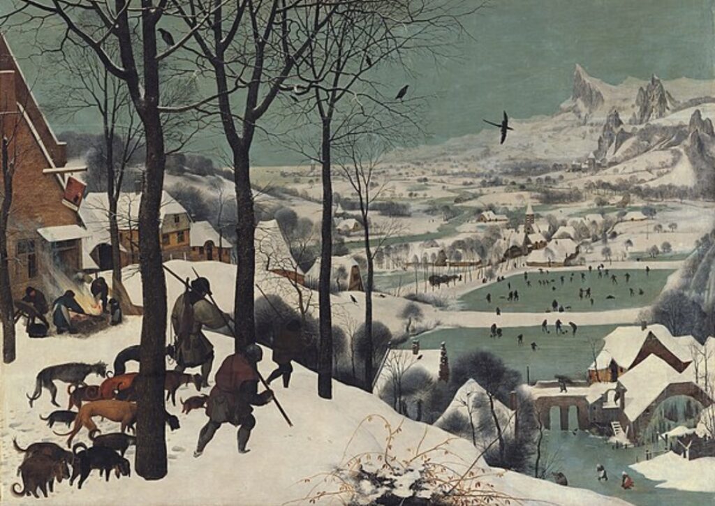 ブリューゲル−雪中の狩人